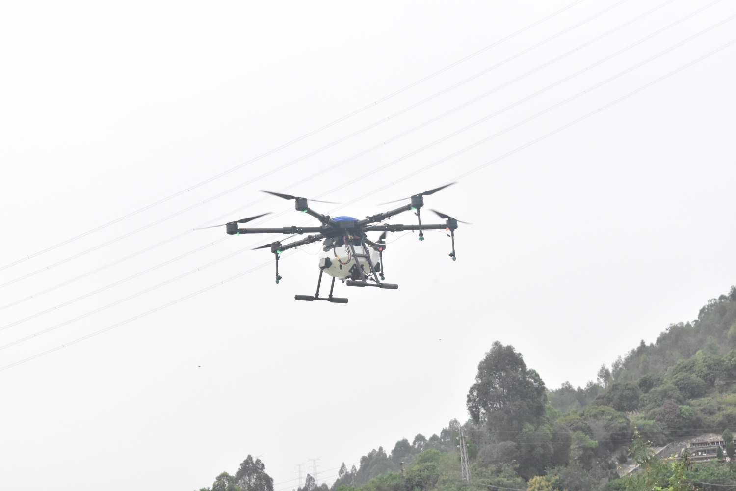 鼎峰無人機助力農(nóng)閑田變效益田